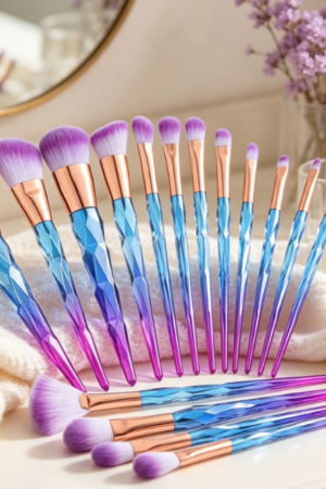12-Piece Synthetic Brush Set (Face, Eye, And Lip)