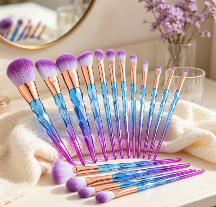 12-Piece Synthetic Brush Set (Face, Eye, And Lip)