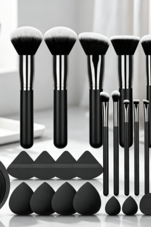 26-Piece Makeup Set (Includes Foundation & Eyeshadow Brushes)
