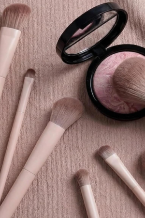 10-Piece Mini Travel Brush Set With Pouch