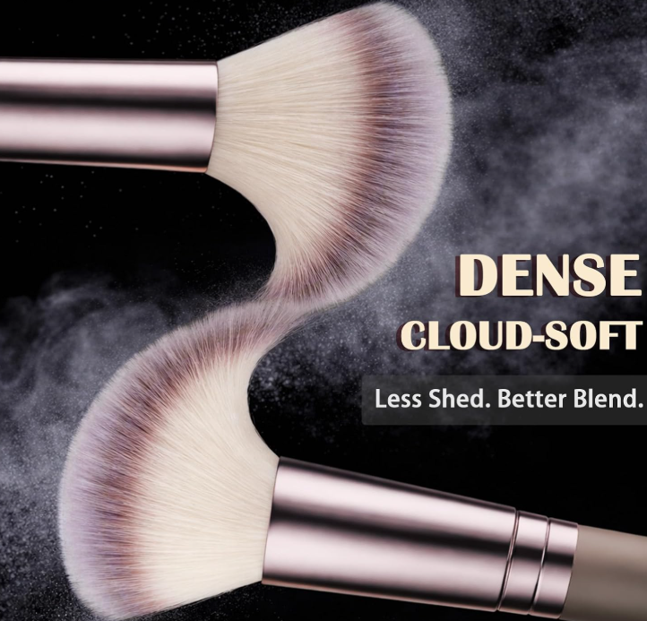 8-Piece Professional Dual-Ended Travel Brush Set - Image 2