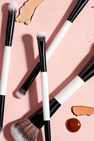 5-Piece Mini Brush Set In Hard Case With Mirror