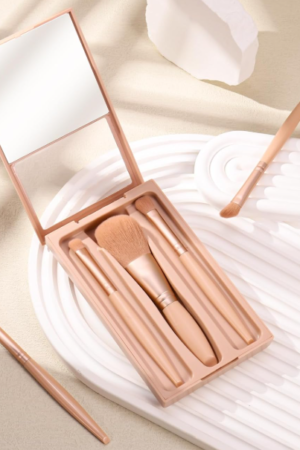 12-Piece Synthetic Brush Set (Powder, Foundation, Contour)
