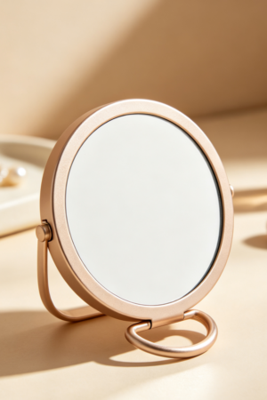 Round Makeup Mirror (Portable Desktop Model)