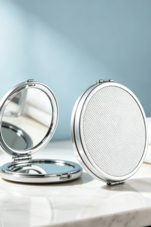 Portable Foldable Makeup Mirror (On-the-go)