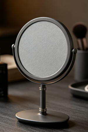 Portable Tabletop Makeup Mirror (Round)
