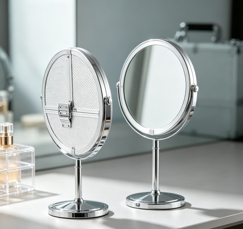 Double-sided Tabletop Makeup Mirror (Minimalist Style) - Image 2