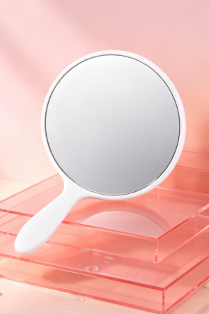 Round Makeup Mirror (Portable Foldable)