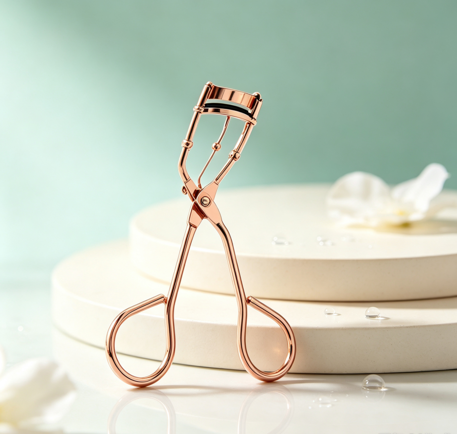 Palm-Sized Portable Eyelash Curler