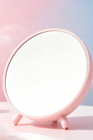 Portable Makeup Mirror (Handheld & Desktop)