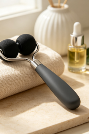 Dual-Roller Facial Massager