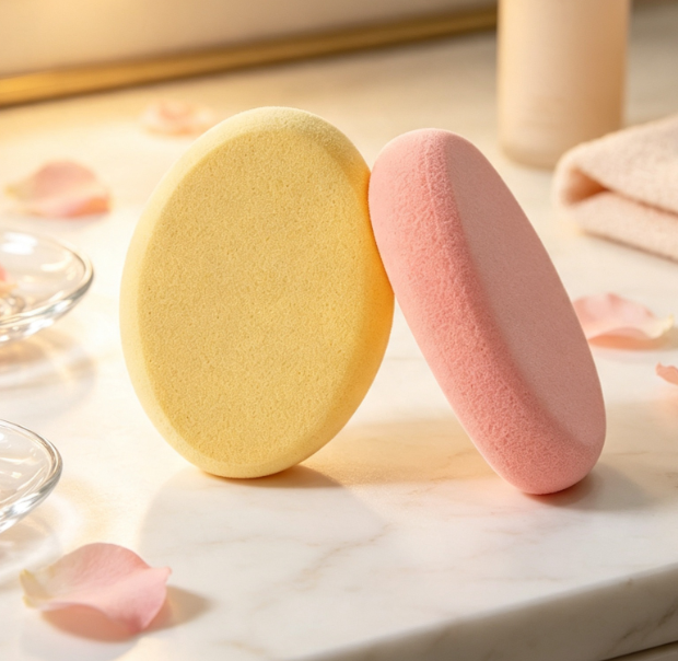 Oval Makeup Sponge And Cushion Puff (Wet/Dry Use) - Image 2