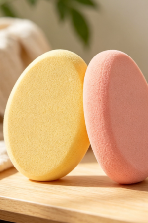 Oval Makeup Sponge And Cushion Puff (Wet/Dry Use)