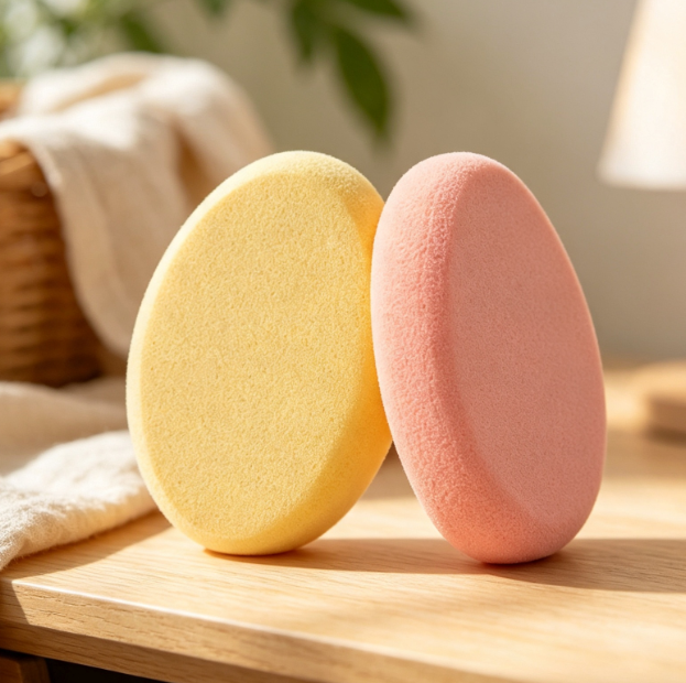 Oval Makeup Sponge And Cushion Puff (Wet/Dry Use)