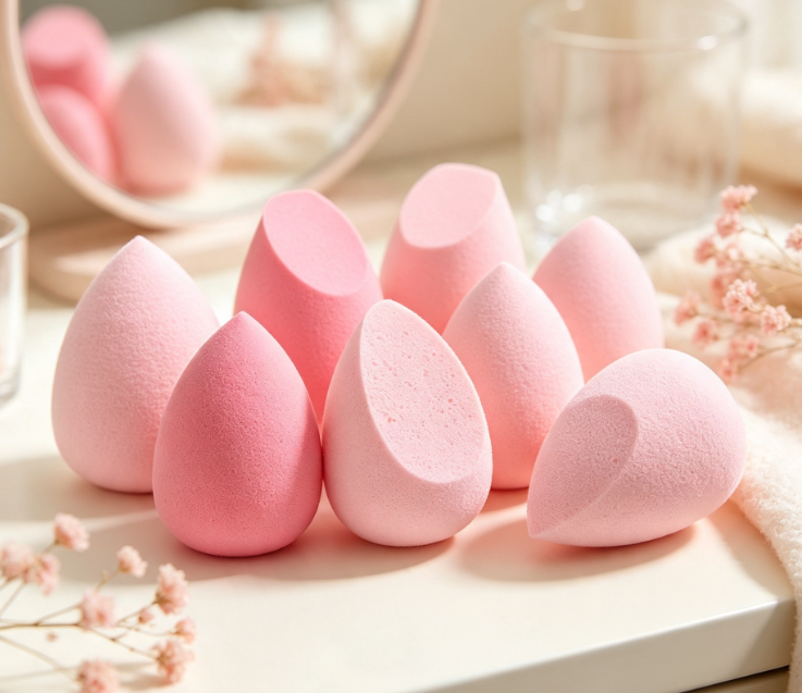 Multi-Color Soft Makeup Sponge Set Makeup Blending Tools