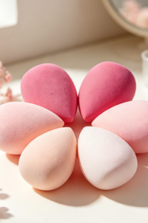 Soft, Latex-Free Multi-Color Makeup Sponge Set