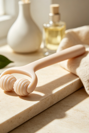 Soft-Bead Rolling Facial Massager